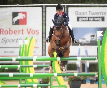 Claudia Moore 3rd in Wierden Pony Grand Prix